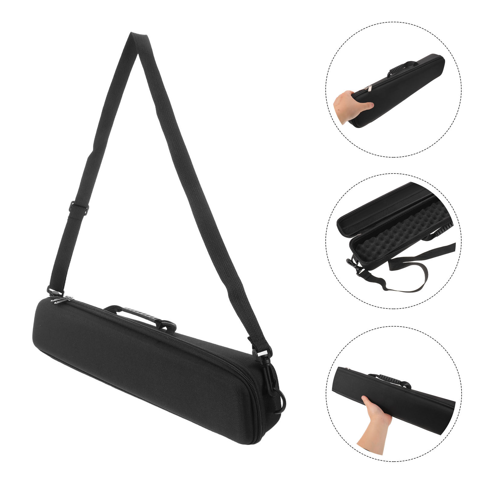 Fishing Kayak Storage Bag - Hard Shell Fishing Rod Case Waterproof