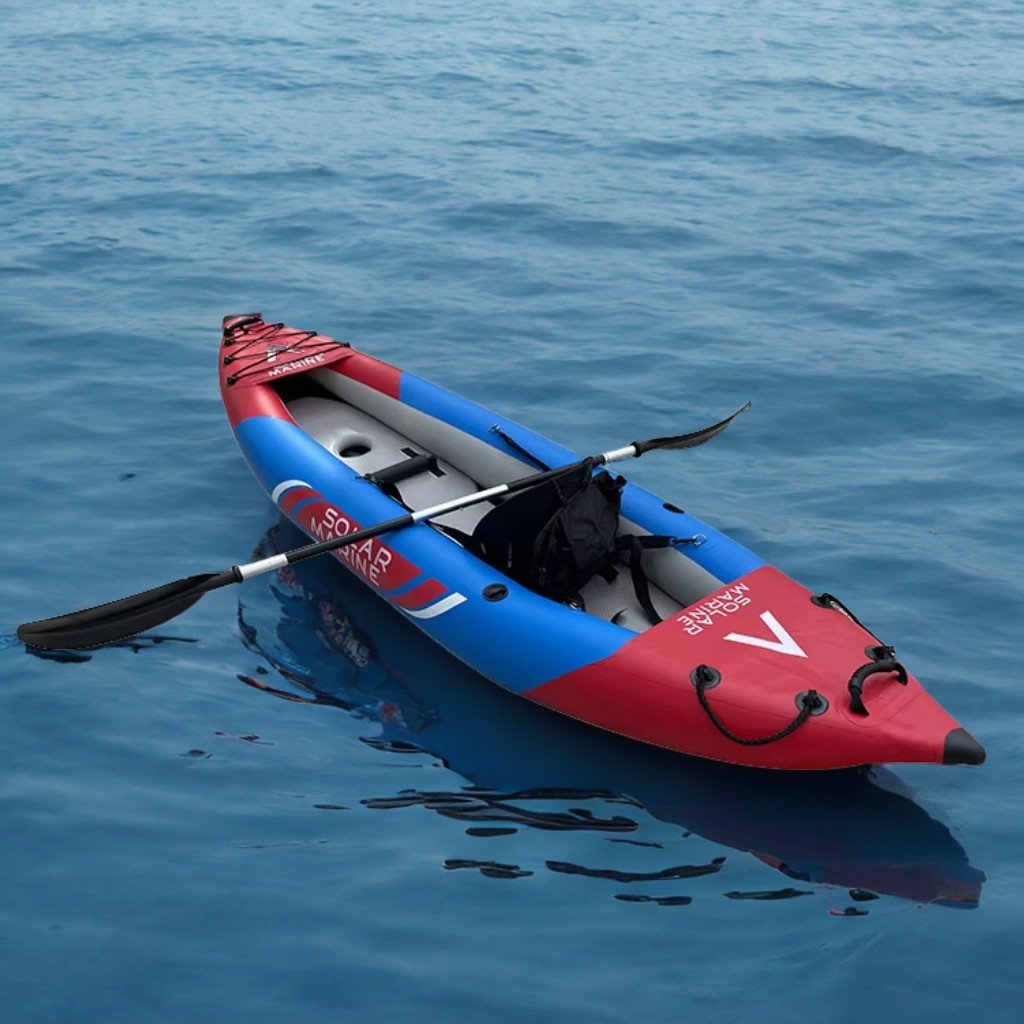Fishing Kayak Inflatable - Solarmarine Inflatable Double Brushed Kayak, Competition