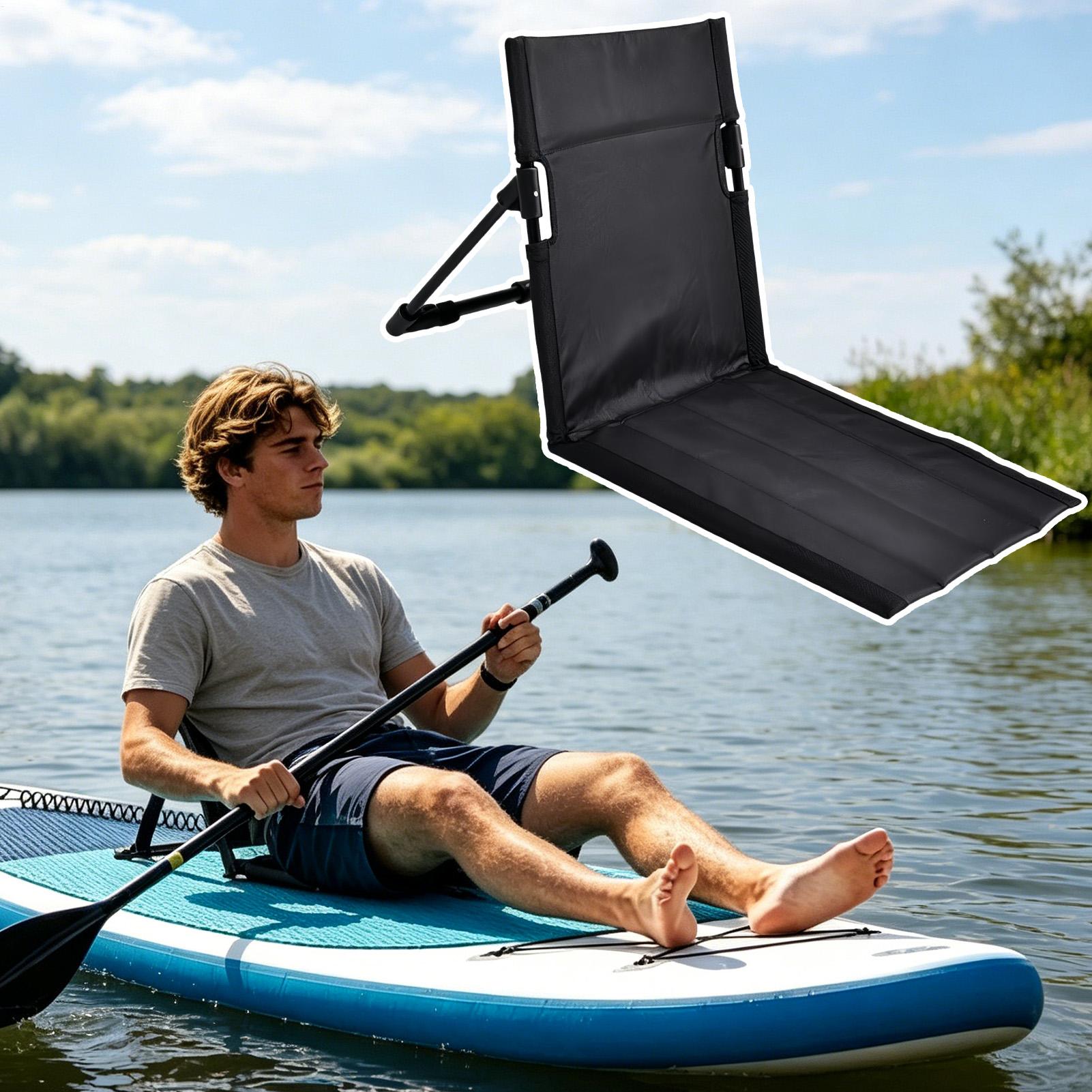 Fishing Kayak Paddle - Kayak Seat Cushion Portable Recliner With