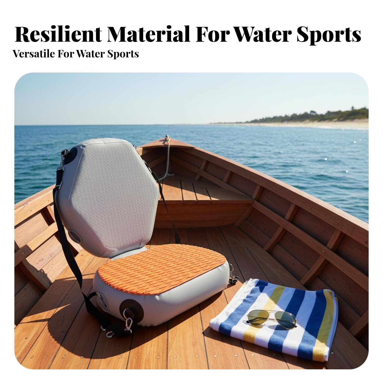 Inflatable Kayak Seat Wear-Res - Fishing Kayak Paddle ulasan dan harga